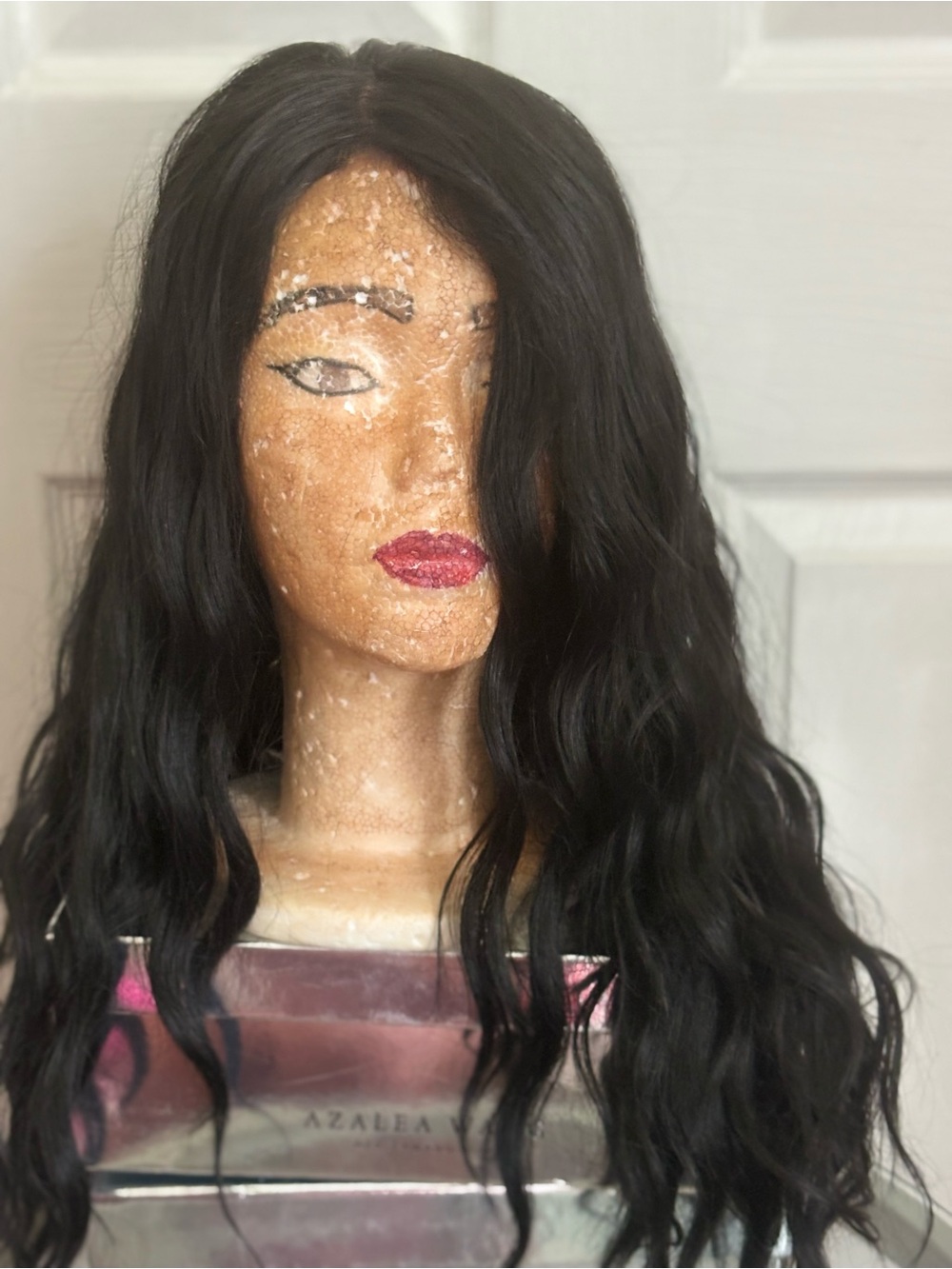 Black Wavy Lace Front Wig - Natural Black